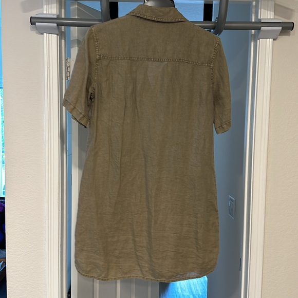 Michael Stars Linen Shirt Dress - Picture 2 of 5